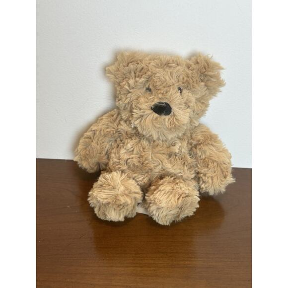 Warmies Curly Brown Bear JR Microwavable Freezable Lavender Scented - Picture 1 of 6
